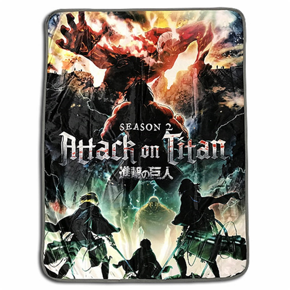 ATTACK ON TITAN - KEY ART SUBLIMATION THROW BLANKET