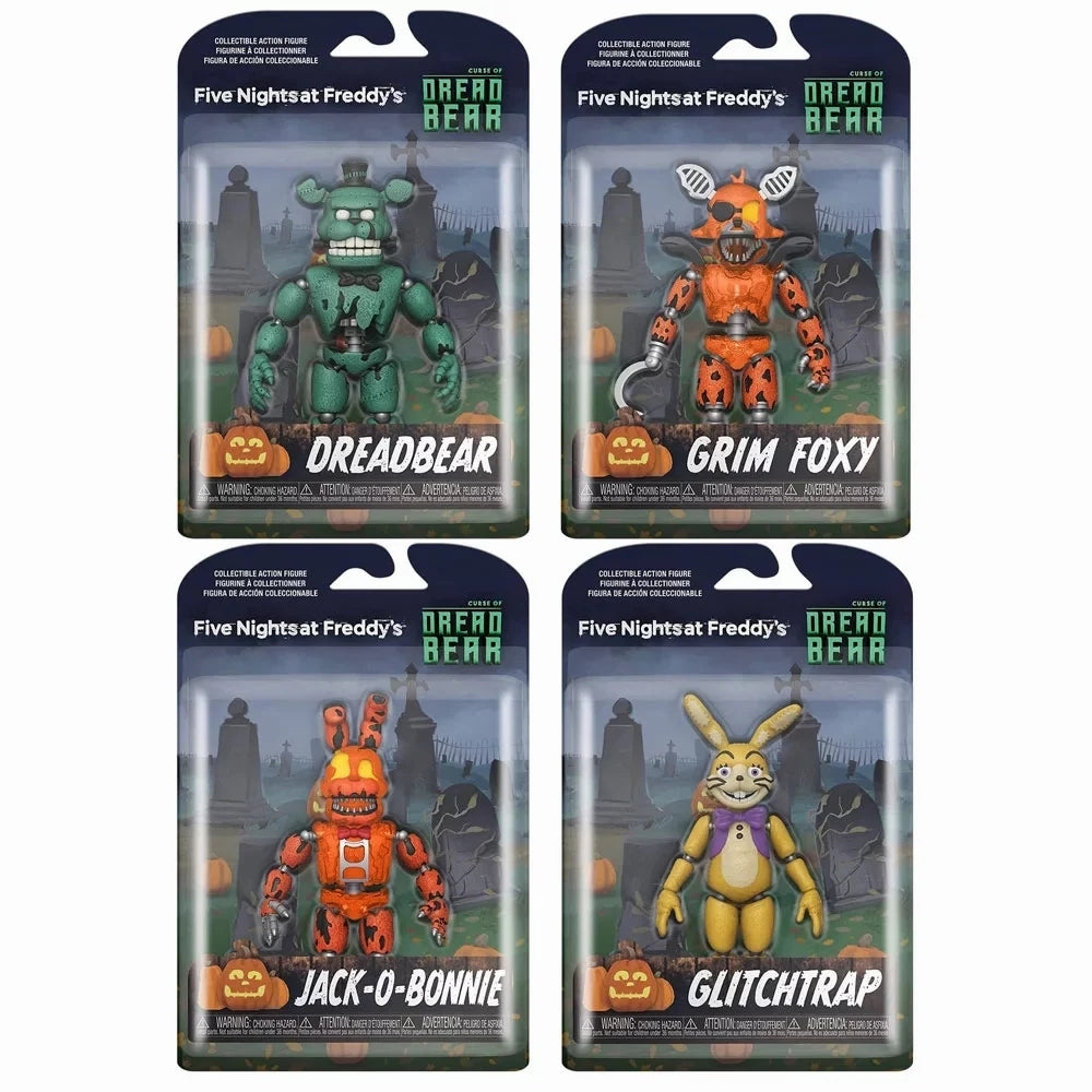 ASST: Action Figure: FNAF - Dreadbear-Set of 6