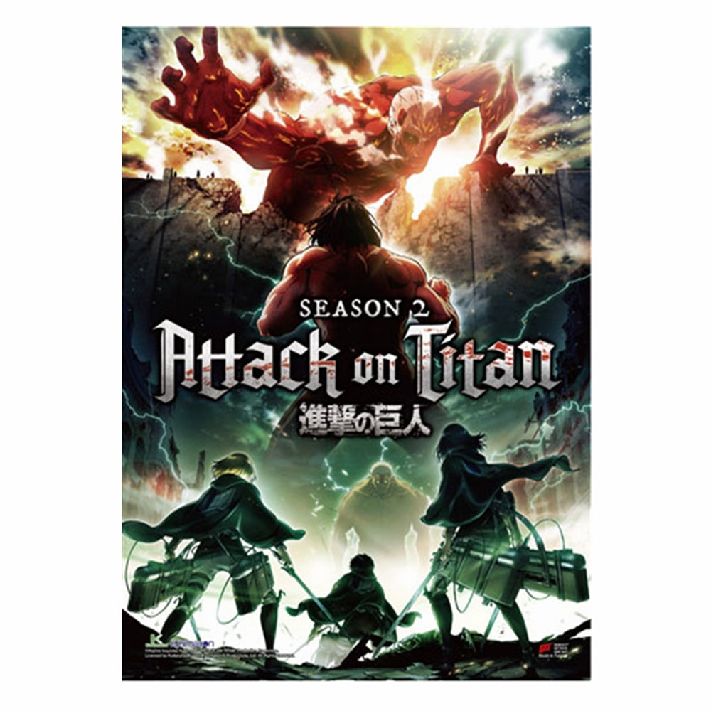 ATTACK ON TITAN S2 - KEY ART WALL SCROLL