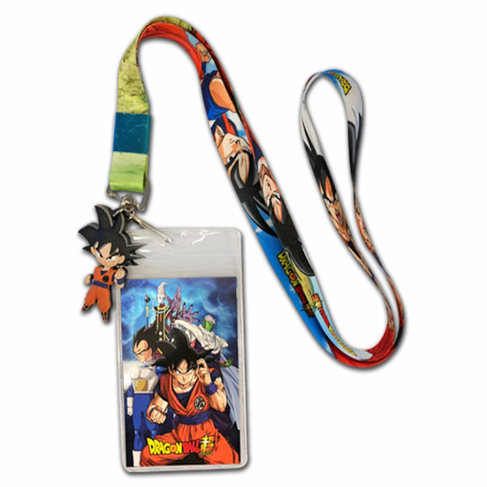 DRAGON BALL SUPER - SD GOKU 01 LANYARD w/ID HOLDER & CHARM