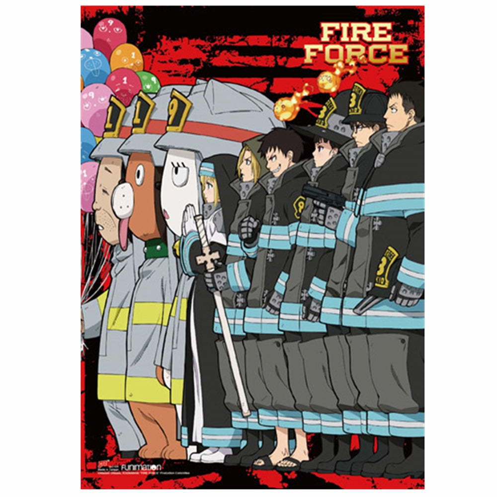 FIRE FORCE - GROUP TEASER ART WALL SCROLL