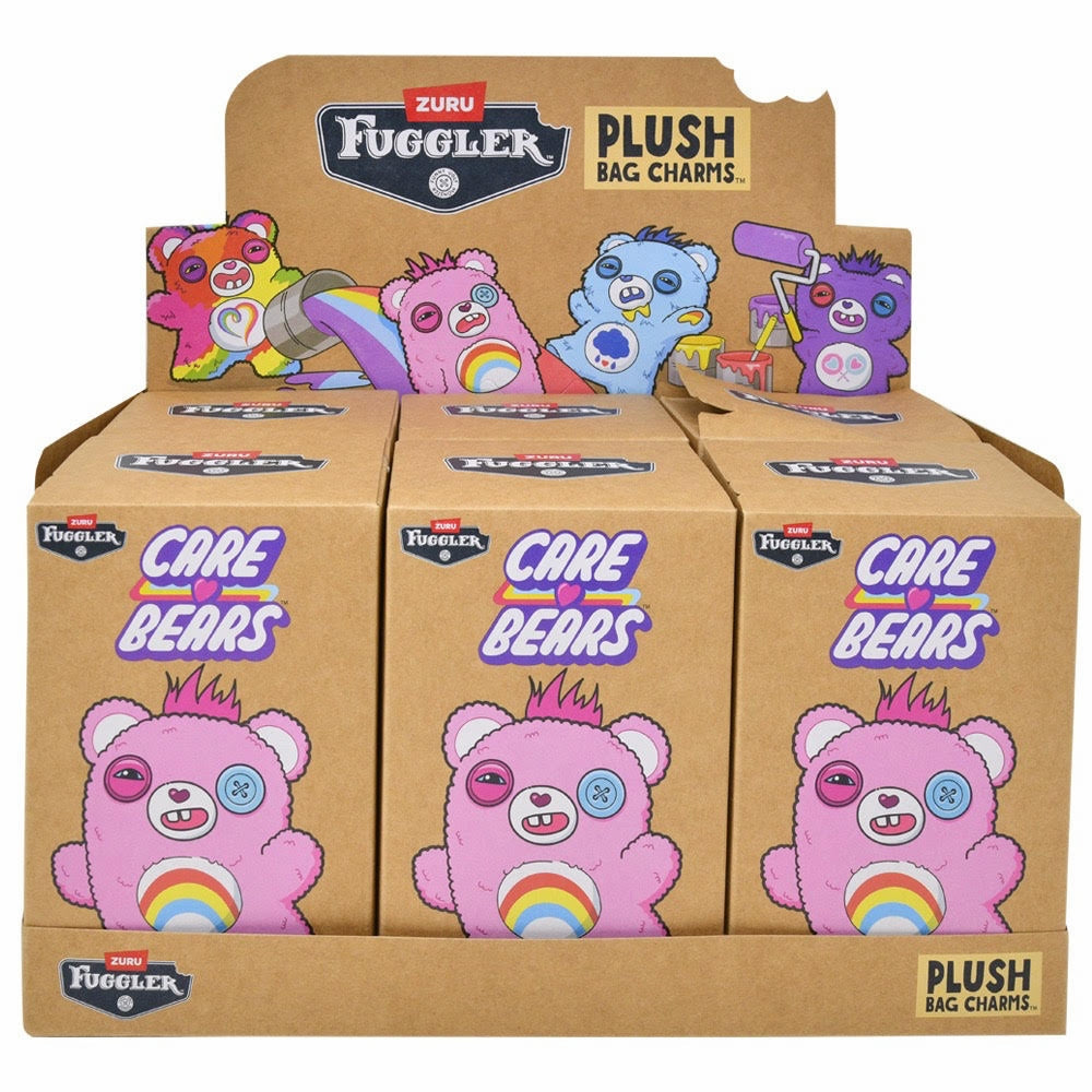 Fuggler x Care Bears 5" Plush Keychain Blind Box Asst-6pcs PDQ