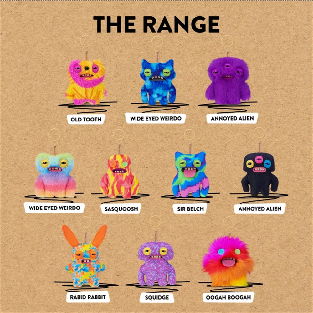 Fuggler Mini Fuggler 5" Plush Keyrings Asst- Series 6-24pcs PDQ