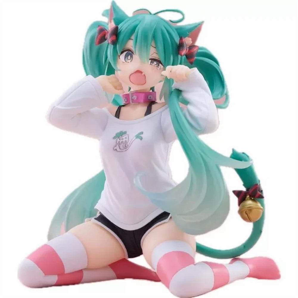 Hatsune Miku Desktop Cute Figure ~Cat Ear T-Shirt ver-Japan Version