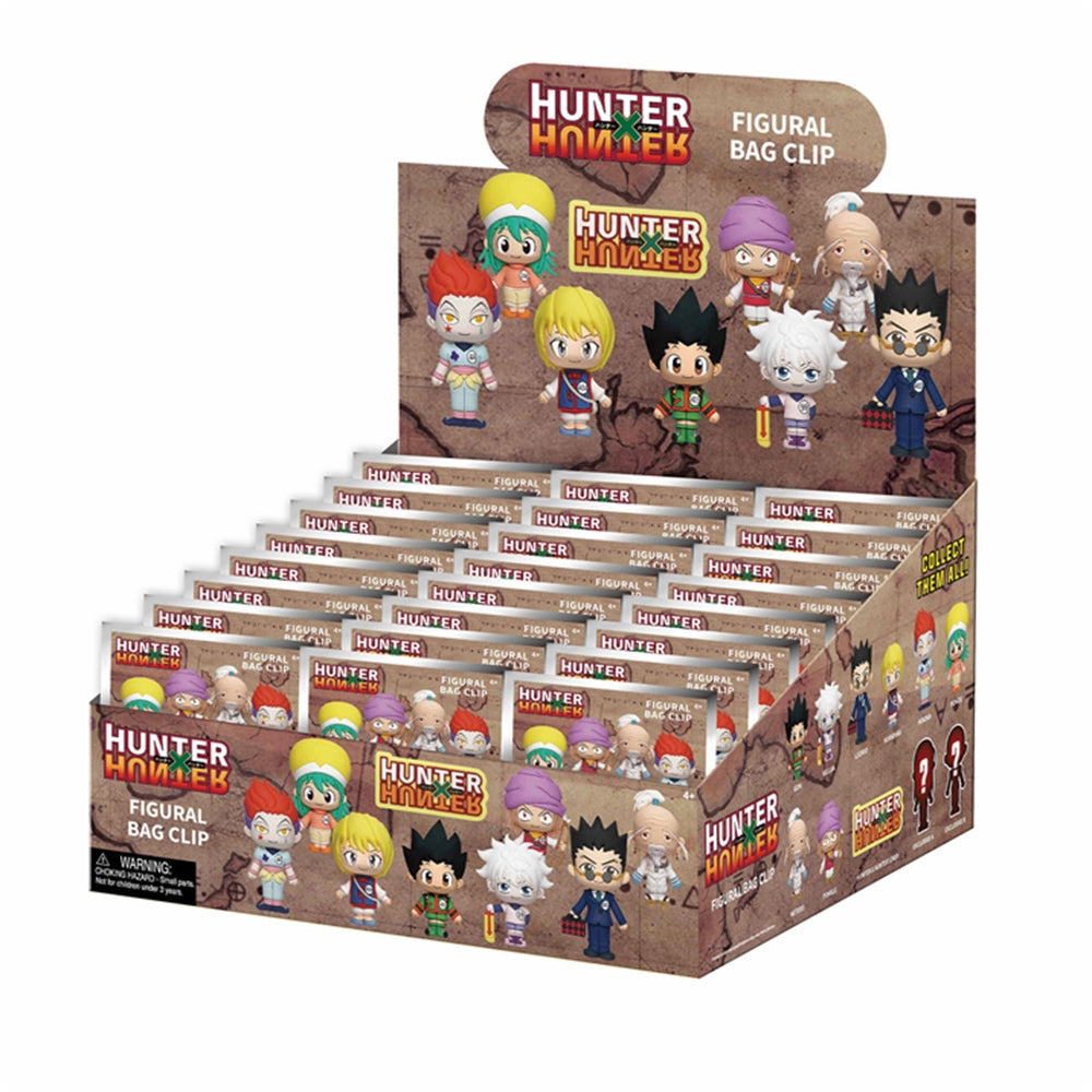Hunter x Hunter 3D Foam Keyring Bag Ser 1-24pcs PDQ
