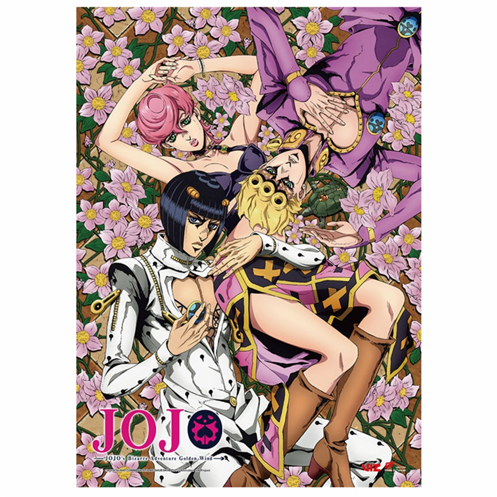 JOJO S4 - GROUP FLOWER WALL SCROLL