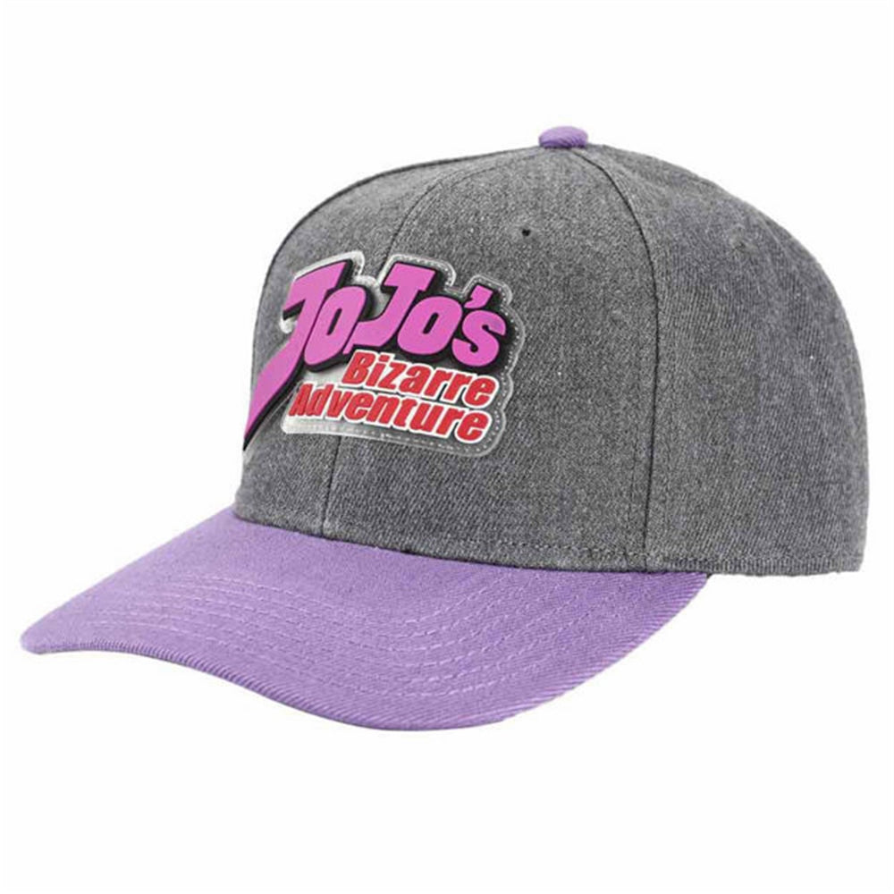 JOJO'S BIZARRE ADVENTURE LOGO PRE-CURVED BILL SNAPBACK
