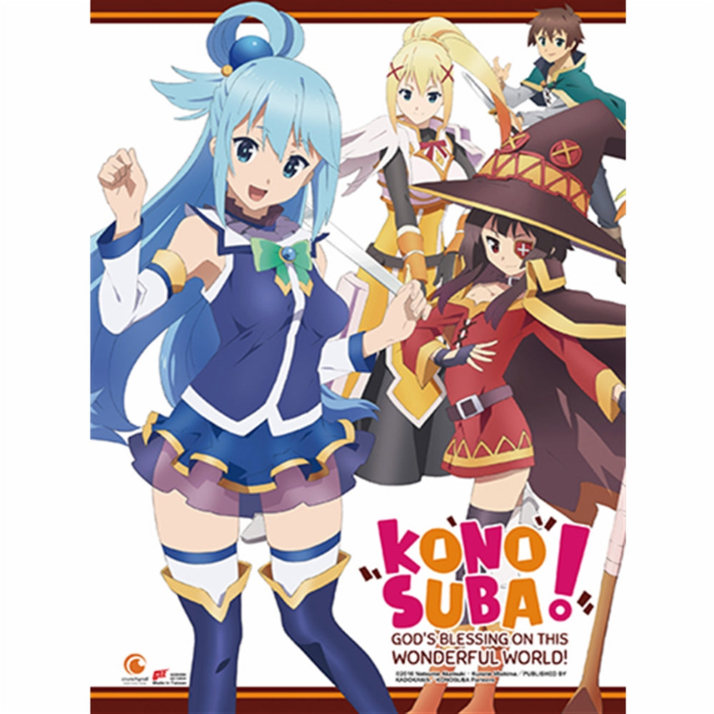 Konosuba Key Art 2 Wall Scroll