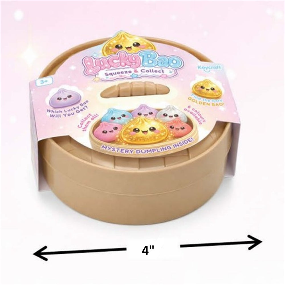 Lucky Bao Large Mystery Squishy Dumplings in Plastic Steamer Pot Asst-12pcs PDQ