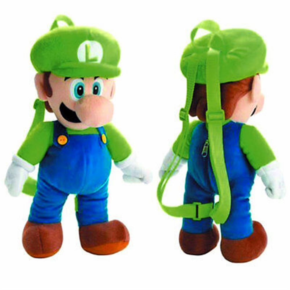 Super Mario Brother Luigi 18 Inch Plush Backpack-Special Offer