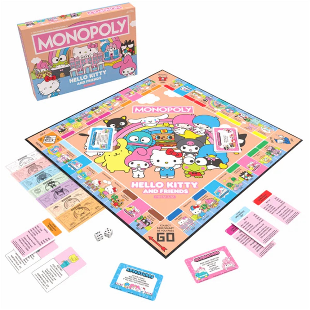 MONOPOLY: HELLO KITTY AND FRIENDS PREMIUM BOARD GAME