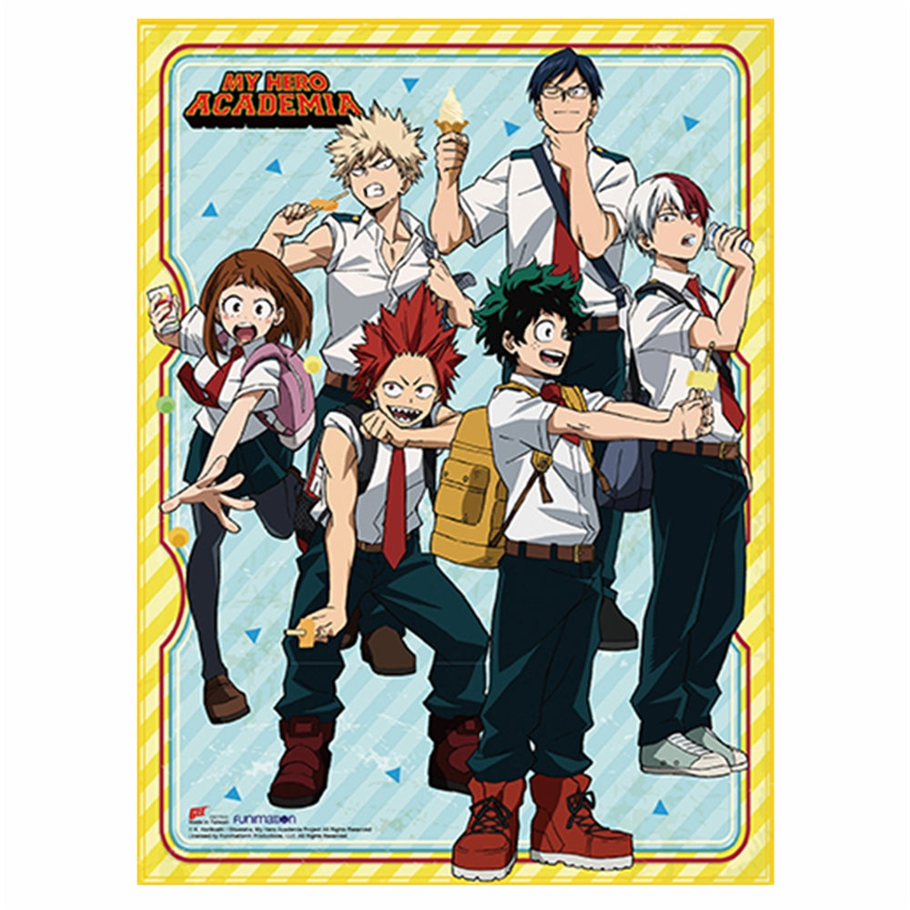 MY HERO ACADEMIA S2- ICE CREAM GROUP WALL SCROLL
