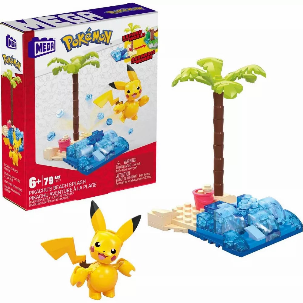 Mega Pokemon Pikachu's Beach Splash