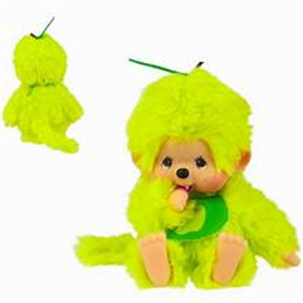 Monchhichi Fruit Color Small Vinyl Plush-Apple Green