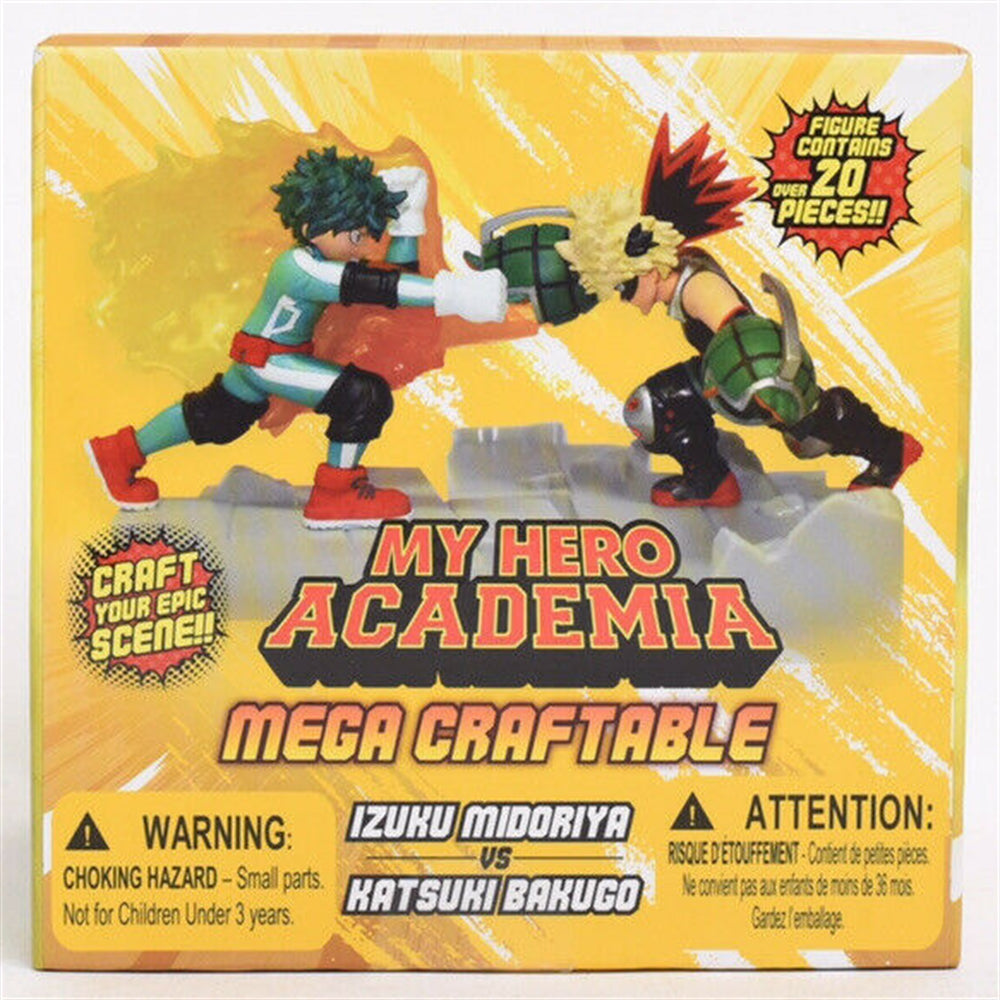 My Hero Academia Mega Buildable Figure Diorama Box- Deku w/Bakugo
