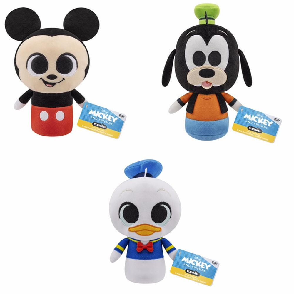 POP Plush: Disney Classics- Mickey, Goofy & Donald-Set of 3