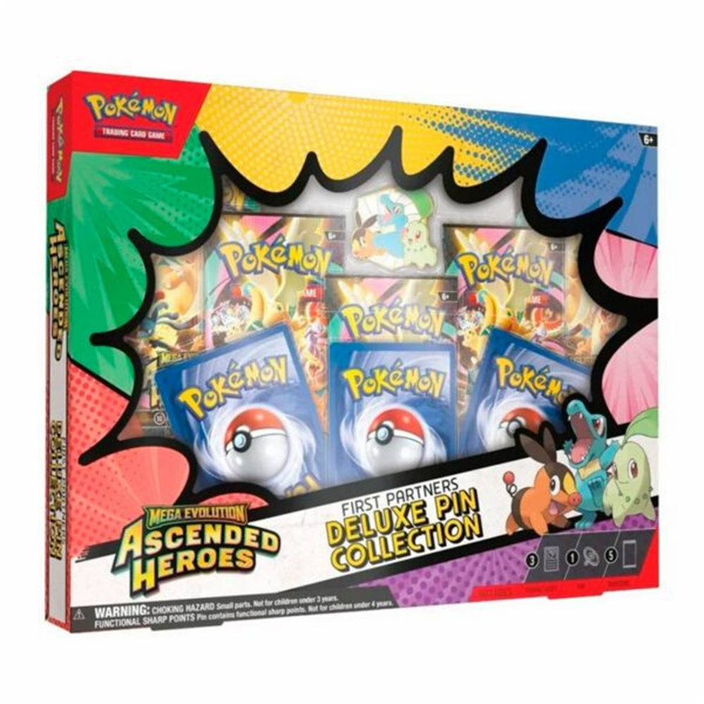 Pokemon Ascended Heroes First Partners Deluxe Pin Collection