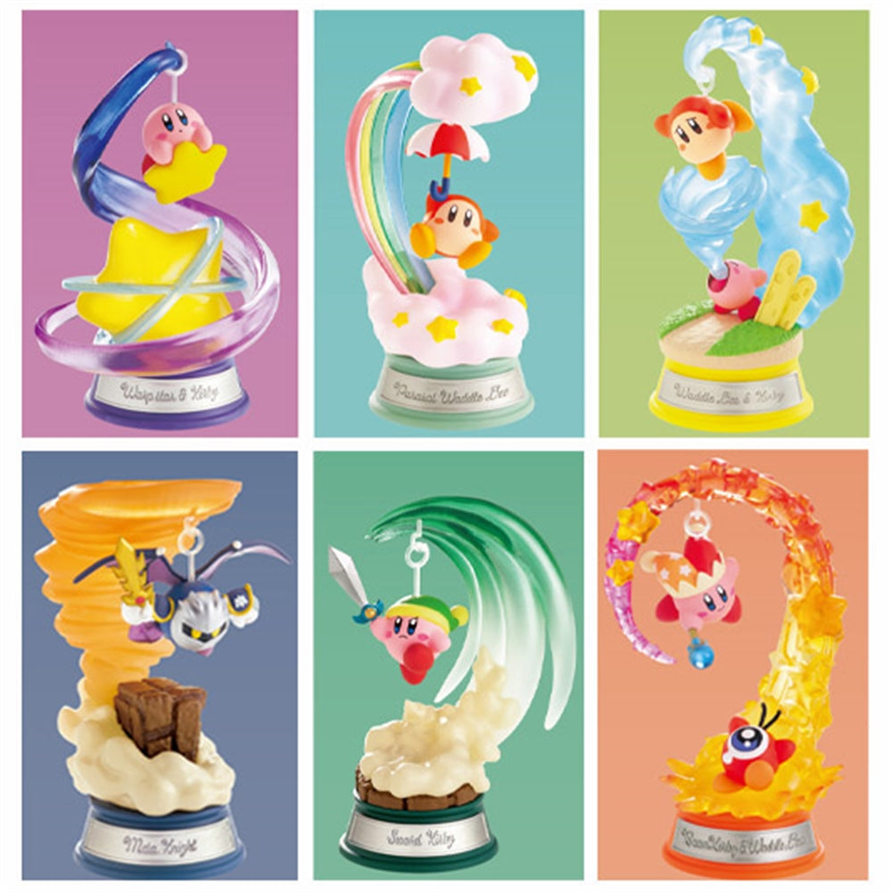 Re-Ment:Swing Kirby Mini Figure Blind Box Asst-Set of 6(Box)-USA Version