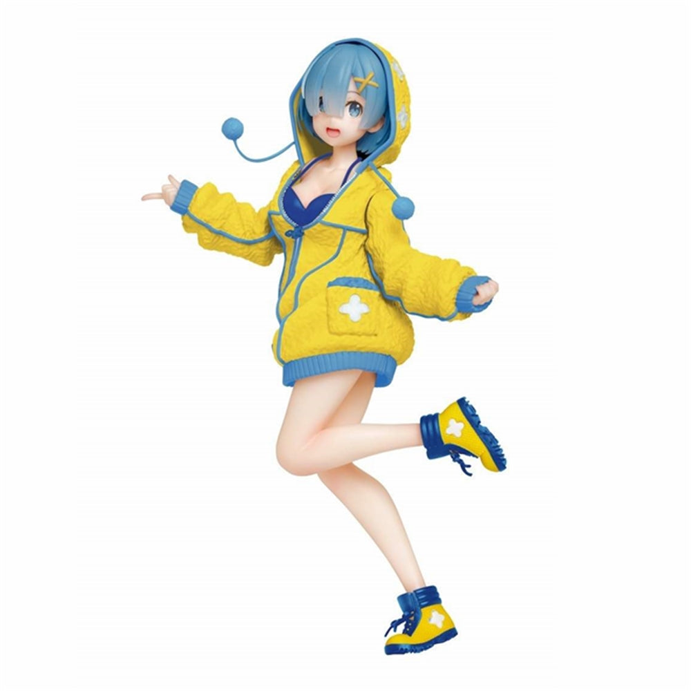 Re:Zero Rem Mokomoko Zip-up Hoodie Rem Renewal Precious Figure