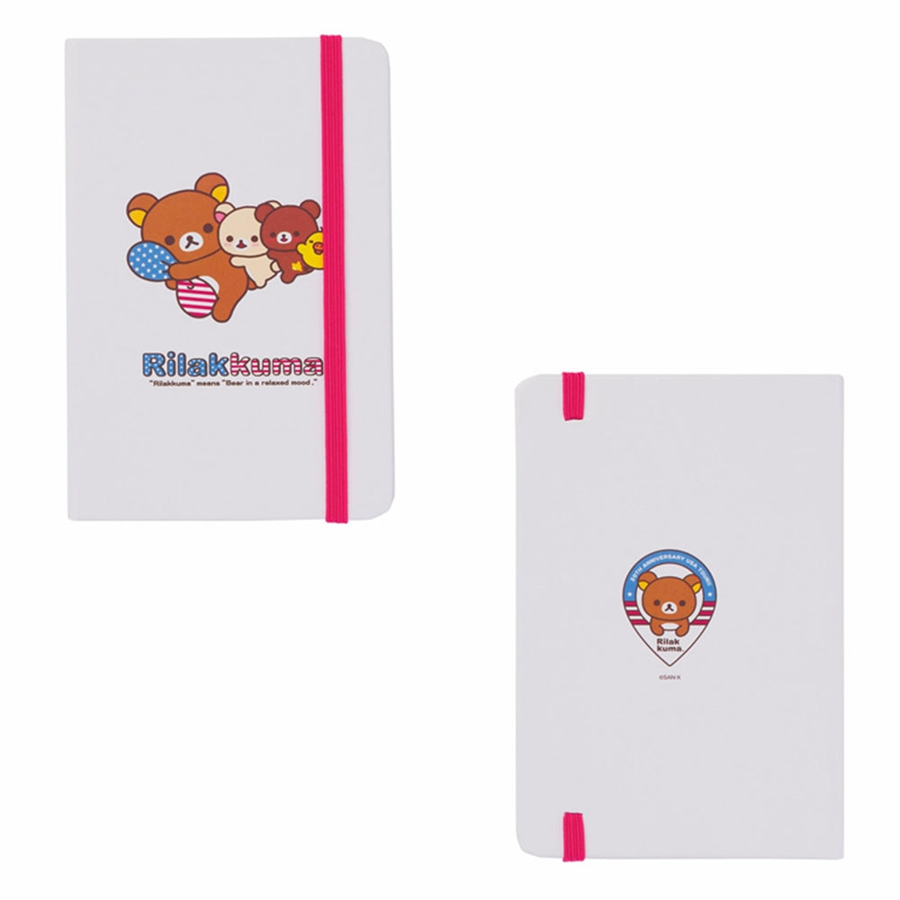 Rilakkuma 20th Anniversary USA Tour A6 Notebook- White-Special Offer