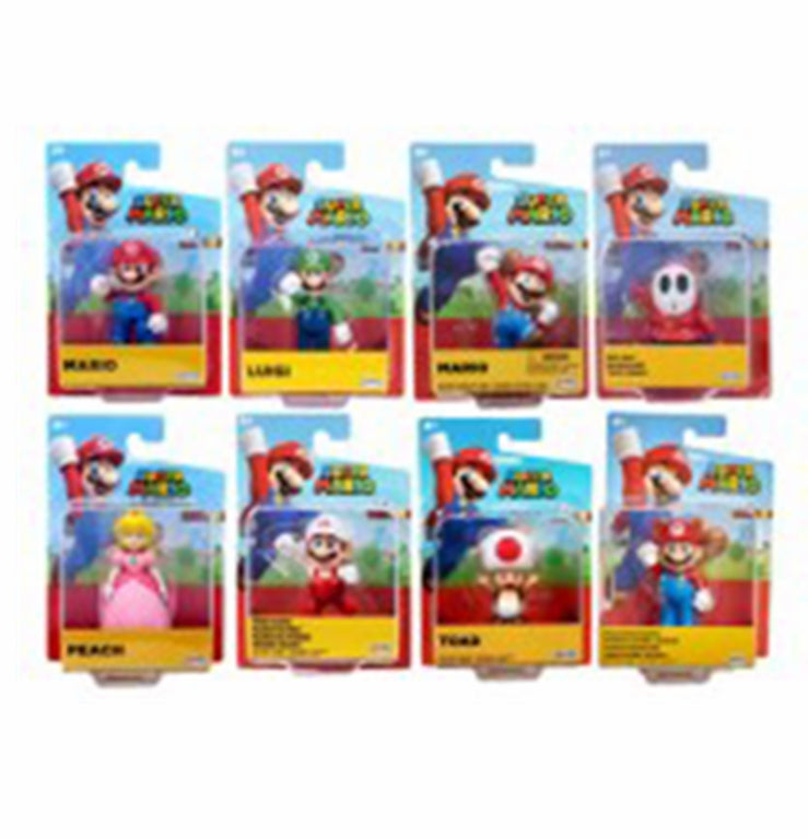 SUPER MARIO 2.5 IN MINI FIGURES ASST #2-Set of 16pcs -Special Offer
