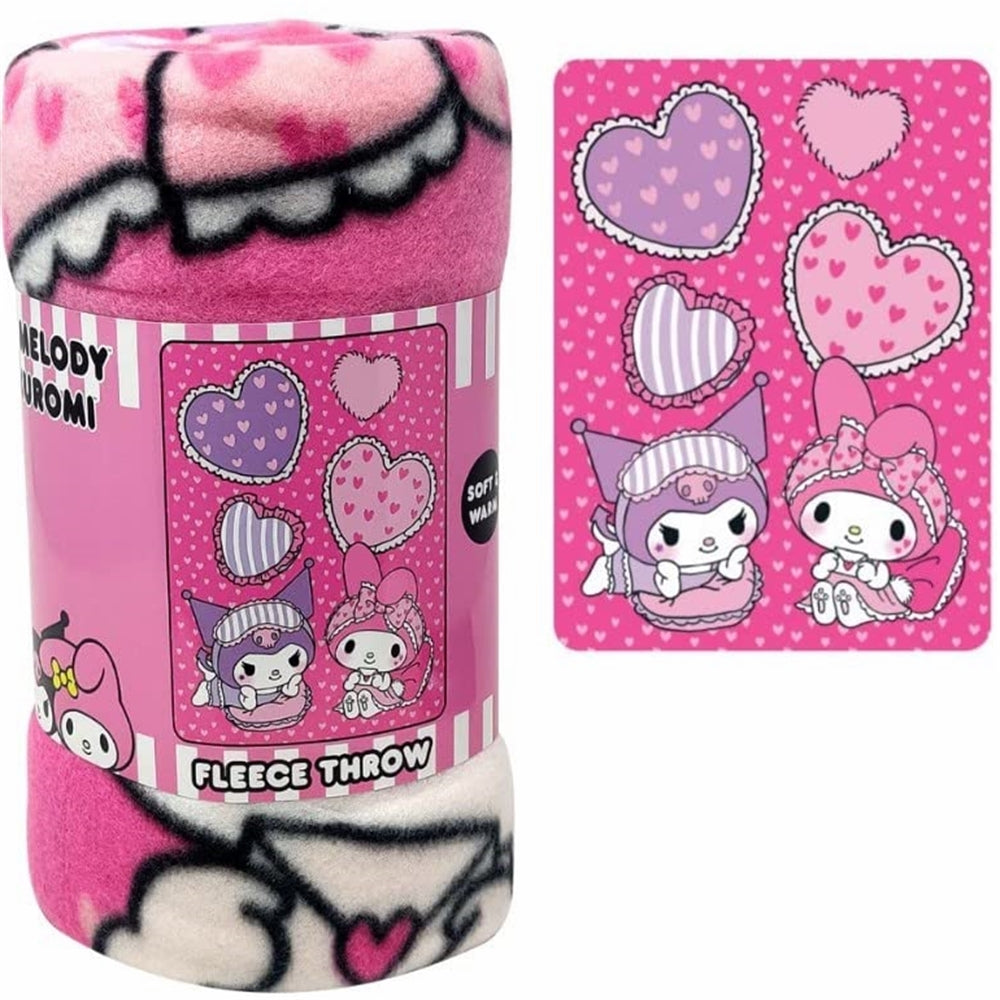 Sanrio My Melody & Kuromi Fleece Throw