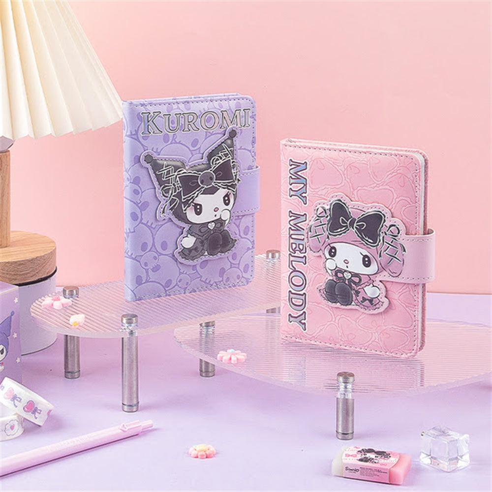 Sanrio My Melody & Kuromi PU Jurnal Book Set-Set of 2