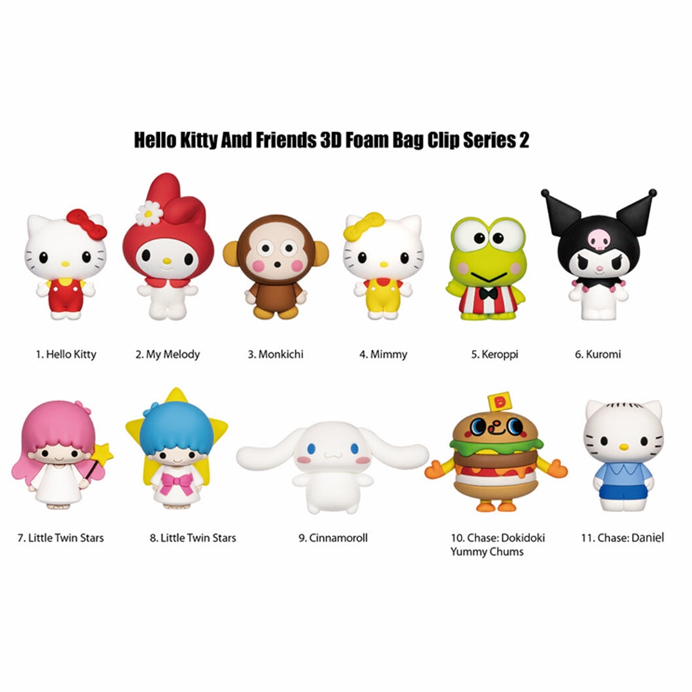 Sanrio Hello Kitty Ser. 2 3D Keyring-24pcs PDQ