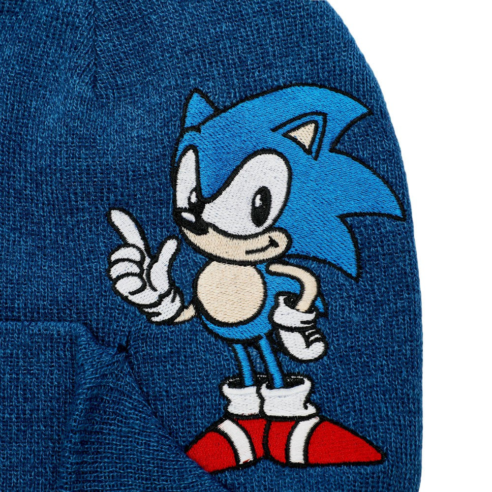 Sonic EMB. Peekaboo Knit Beanie