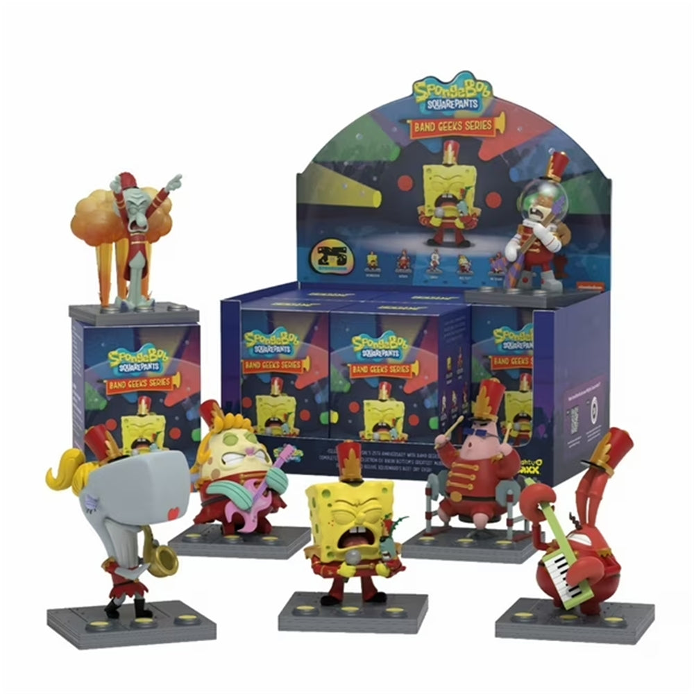 Spongebob Squarepants Band Geek Mini Figure Blind Box Display-6pcs PDQ