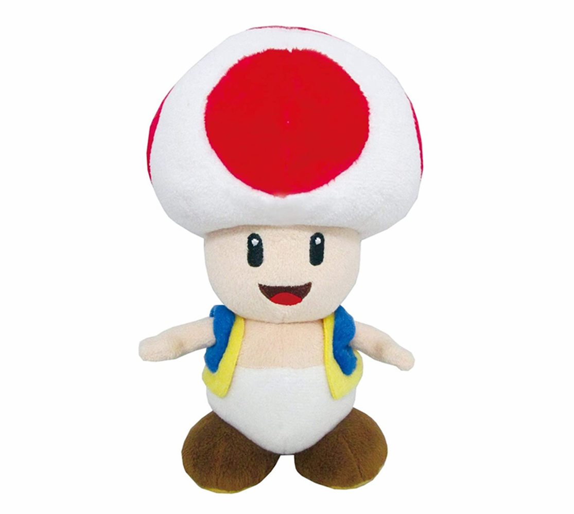 Red Toad 8" Plush