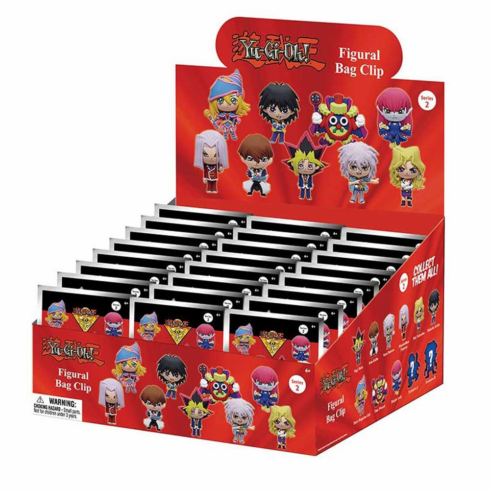 Yu-Gi-Oh 3D Foam Keyring Blind Bag Asst- Series 2-24pcs DPQ