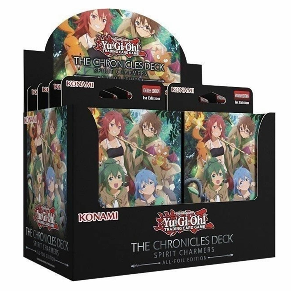Yu-Gi-Oh: The Chronicles Spirit Charmers Structure Deck Box : All-Foil Edition-8pcs PDQ