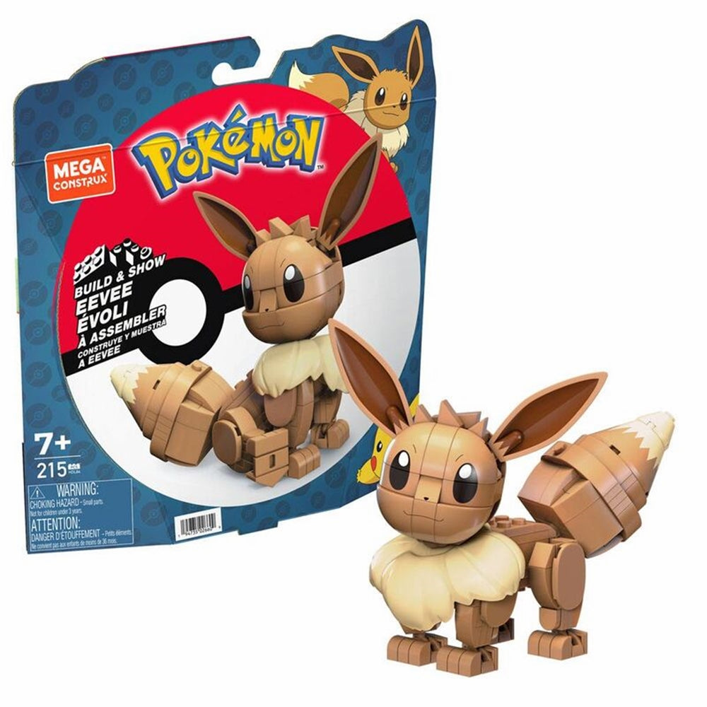 Mega Pokemon Build & Show Eevee Toy Building Set