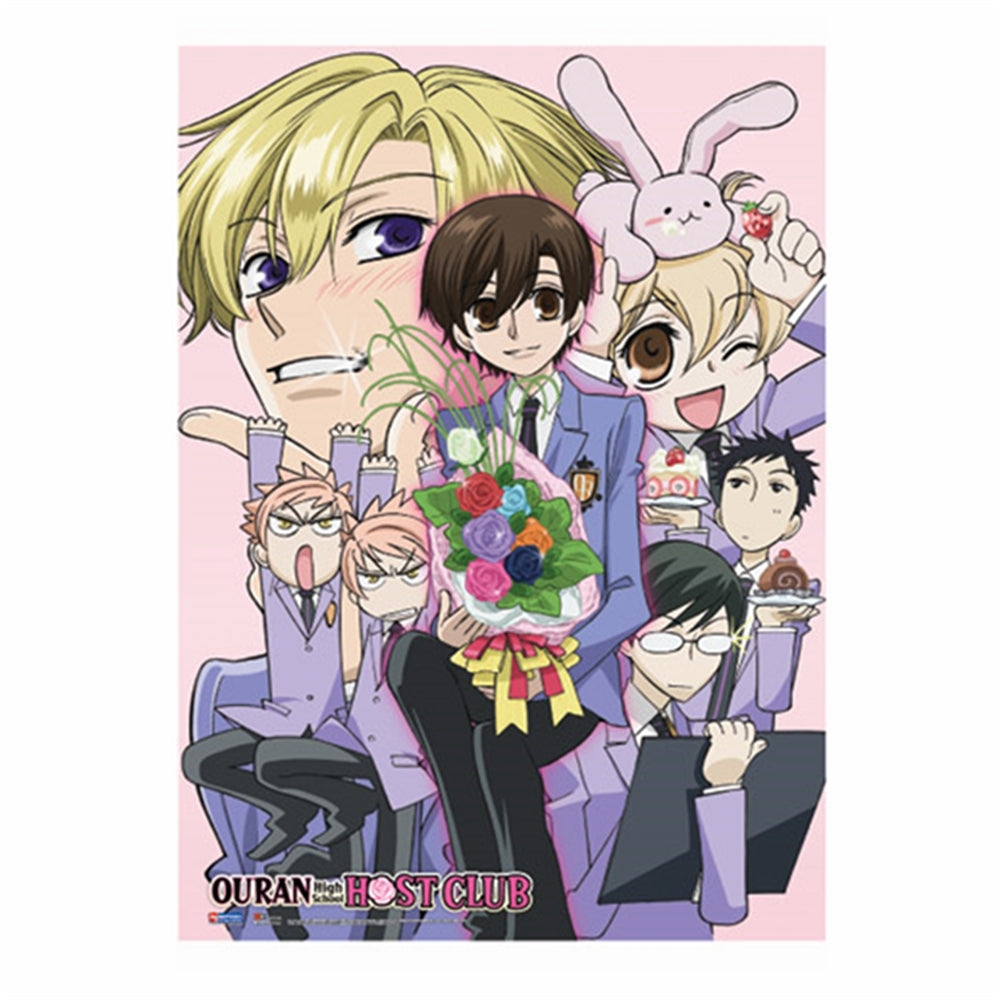 OURAN HIGH SCHOOL HOST CLUB WALL SCROLL