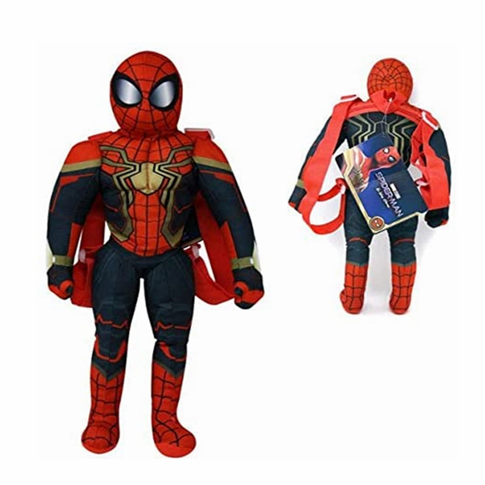 Spiderman- Iron Spiderman Movie 18" Plush Backpack