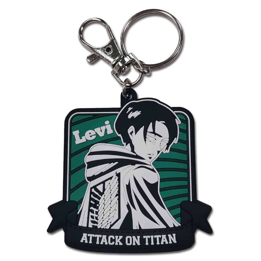 ATTACK ON TITAN MANGA - LEVI ACKERMAN PVC KEYCHAIN
