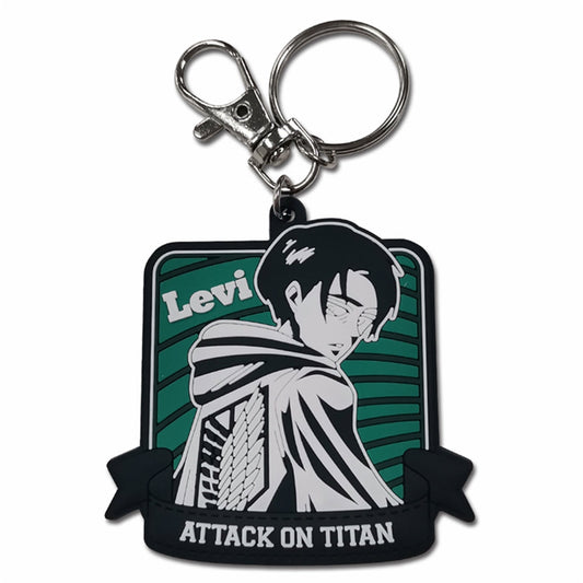 ATTACK ON TITAN MANGA - LEVI ACKERMAN PVC KEYCHAIN