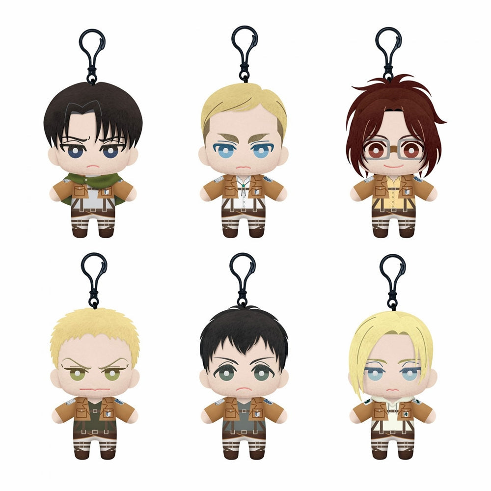 Attack On Titan Tomonui Plush Clip Asst.-Series 2-9pcs PDQ
