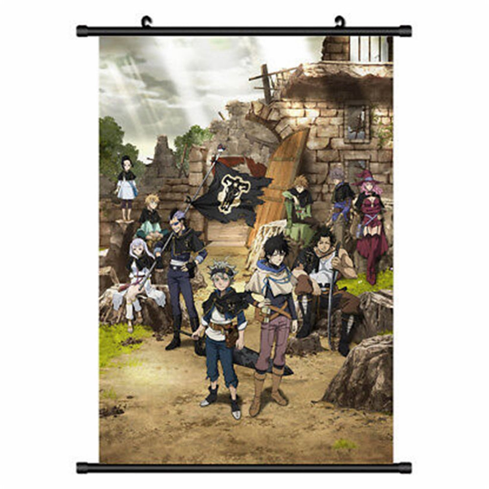 Black Clover Key Art Wall Scroll