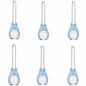 Blue Totoro "My Neighbor Totoro", Sekiguchi Flocked Key Chain-Set of 6(Bag)