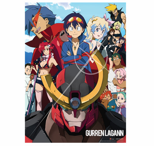 GURREN LAGANN GROUP WALL SCROLL