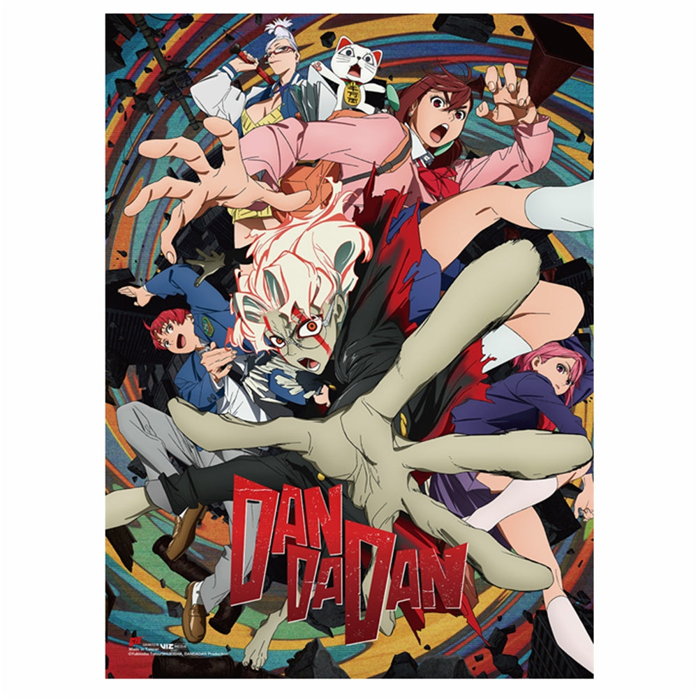 DAN DA DAN - CHARACTER GROUP KEY VISUAL WALL SCROLL