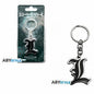 DEATH NOTE "L" Symbol Black Matt Metal Keychain
