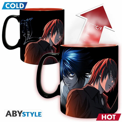 DEATH NOTE - Mug Heat Change - L & Light