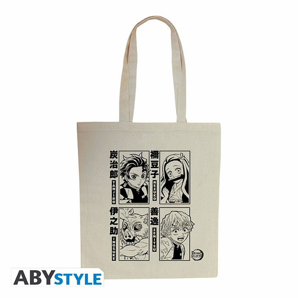 DEMON SLAYER S2- Tote Bag - Tanjiro, Nezuko, Zenitsu & Inosuke