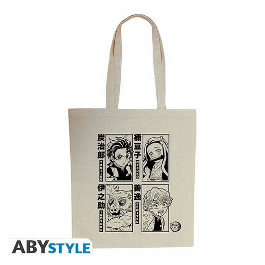 DEMON SLAYER S2- Tote Bag - Tanjiro, Nezuko, Zenitsu & Inosuke