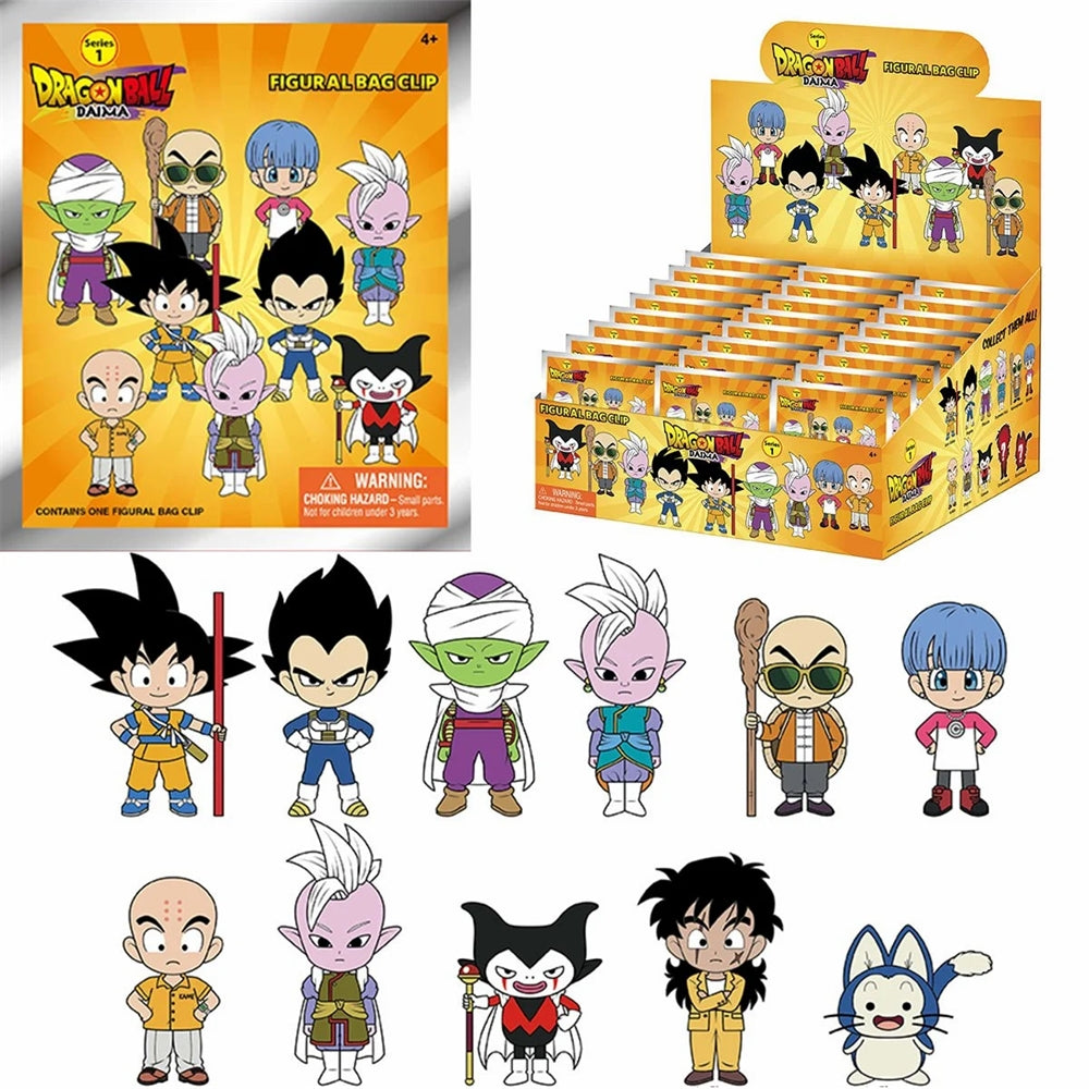 DRAGON BALL DAIMA 3D FOAM BAG CLIP BLIND BAG ASST- SERIES 1-24PCS PDQ