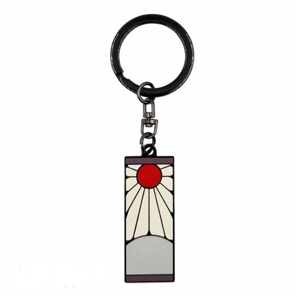Demon Slayer Tanjiro's Earring Metal Keychain in Blister PK