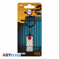 Demon Slayer Tanjiro's Earring Metal Keychain in Blister PK